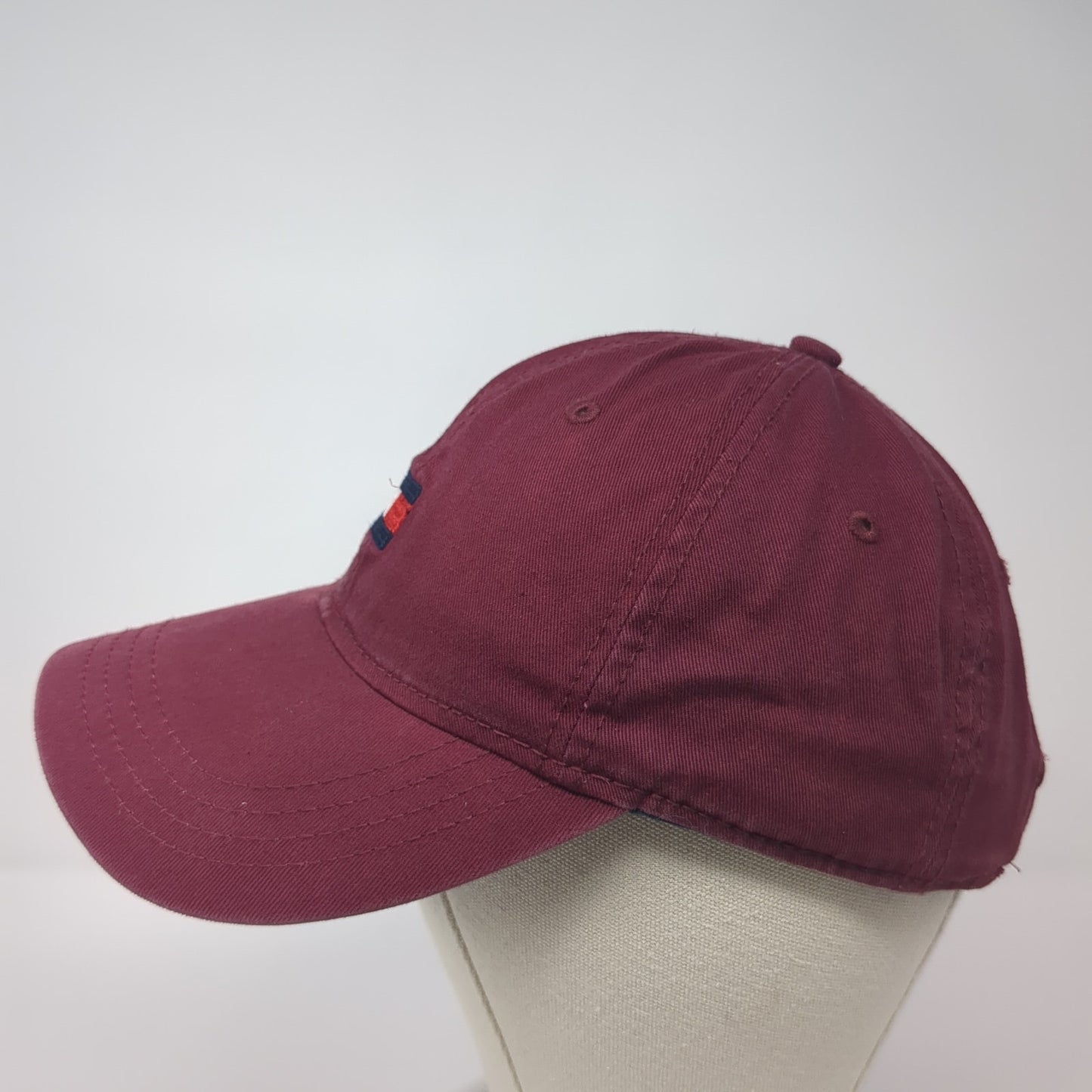 Tommy Hilfiger Logo Slideback Hat Red One Size Embroidered Outdoor