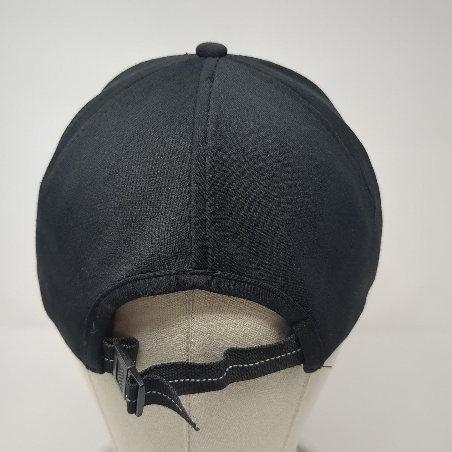 Unbranded Slideback Baseball Cap Black One Size Adjustable 6 Panel Blank