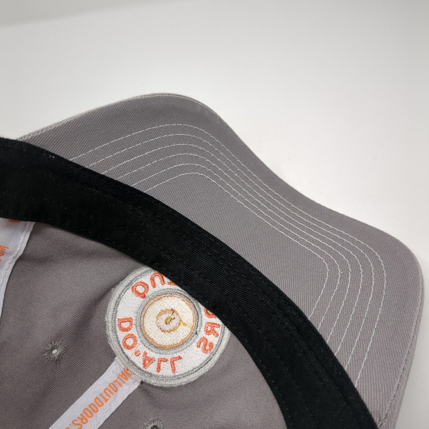 Do All Outdoors Strapback Trucker Hat Gray One Size Mesh Back Outdoor Cap