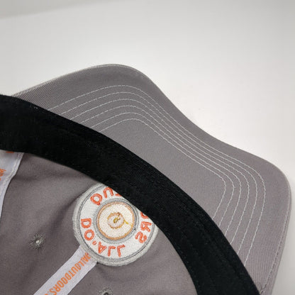 Do All Outdoors Strapback Trucker Hat Gray One Size Mesh Back Outdoor Cap