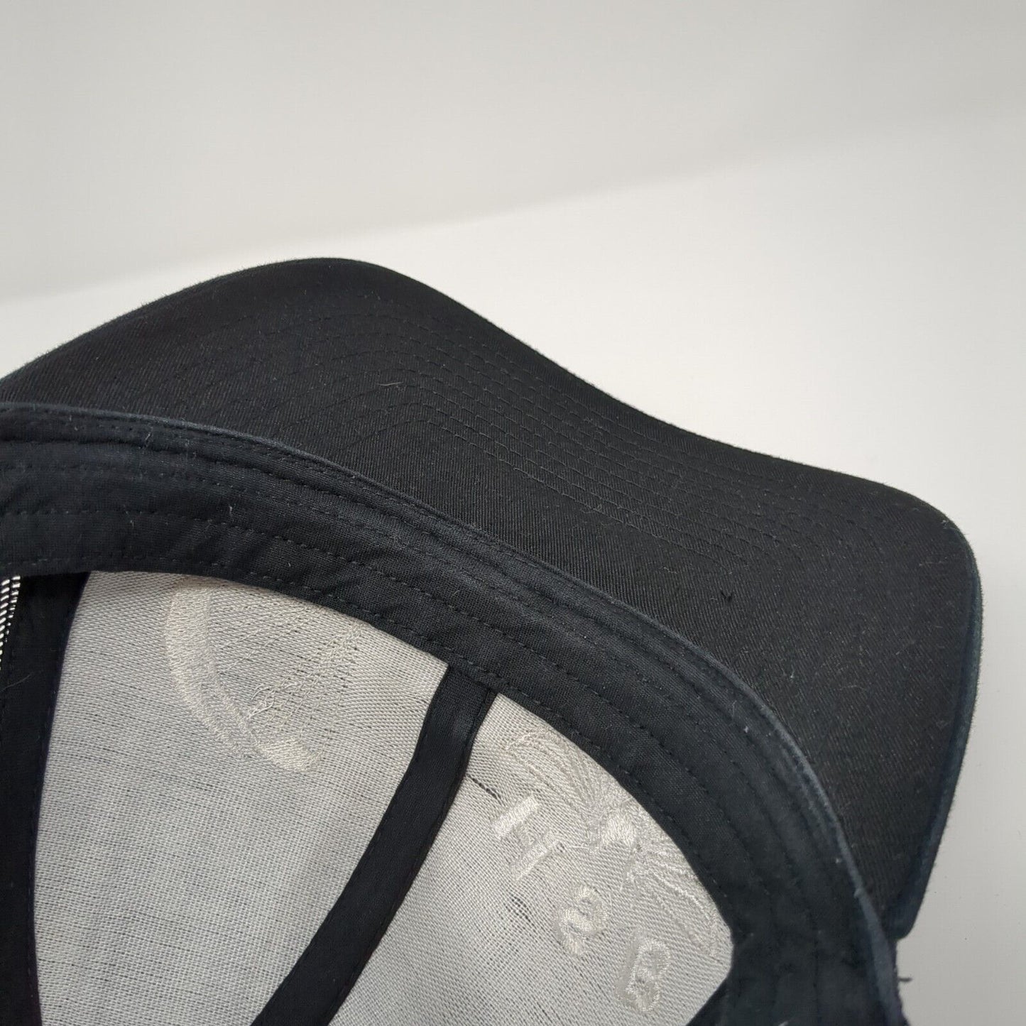 HSB Flight Park Snapback Trucker Hat Black OS Adjustable Mesh Pacific Headwear