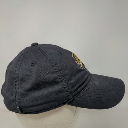 Legacy Men's Slideback Hat Black Embroidered Jaguar Logo Adjustable 100% Cotton