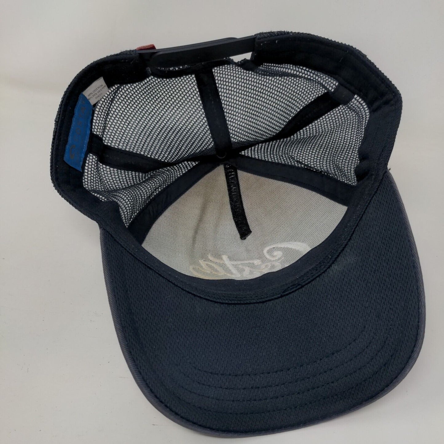 Costa USA Snapback Mesh Back Trucker Hat Blue One Size Embroidered