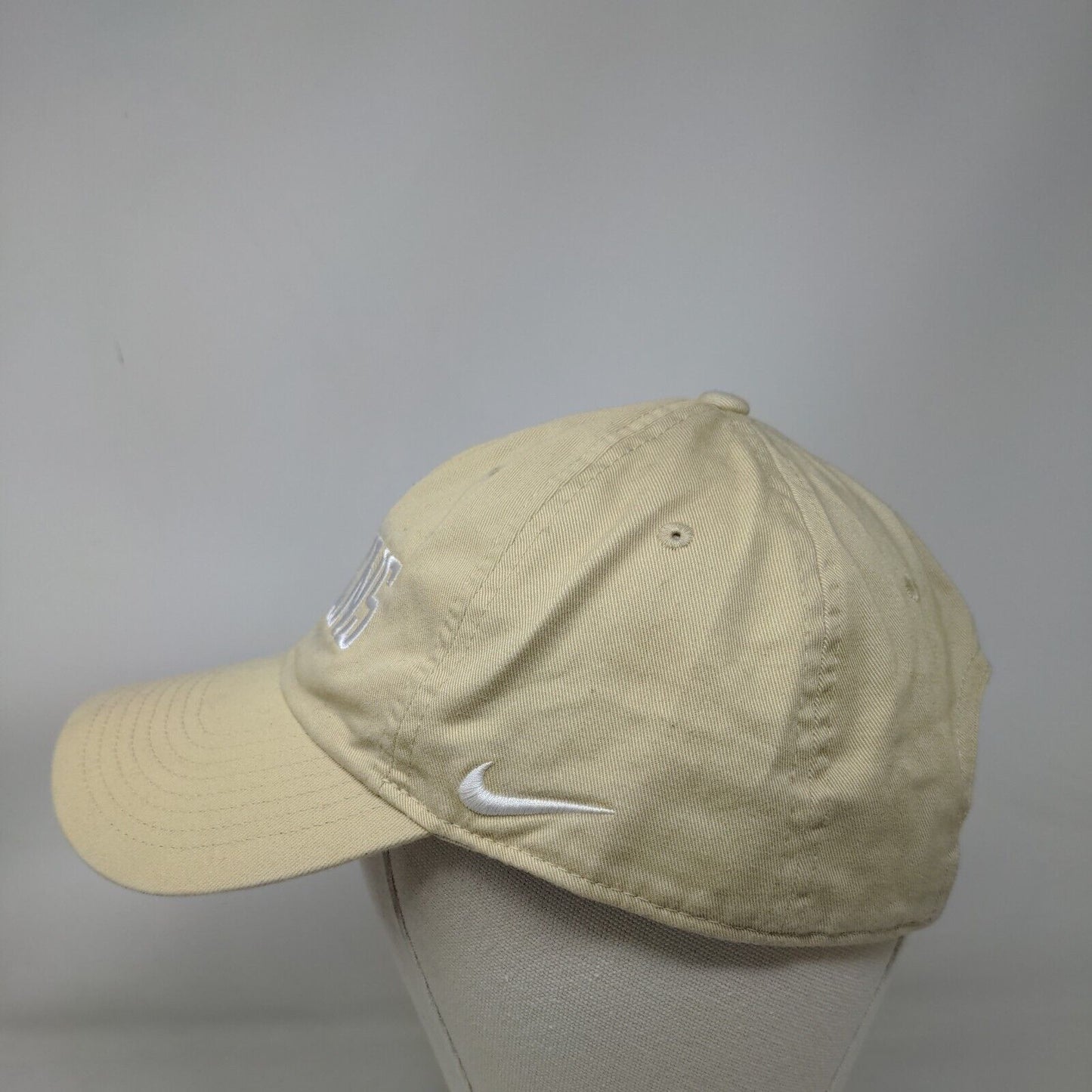 Stephens Slideback Hat Tan OSFM Embroidered 6 Panel Nike Heritage86