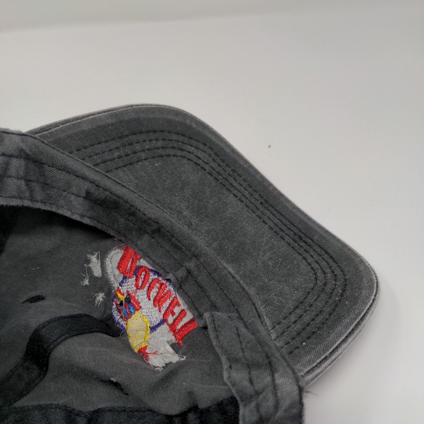 Rocket Intergalactic Diner Slideback Hat Gray One Size Adjustable Port Authority
