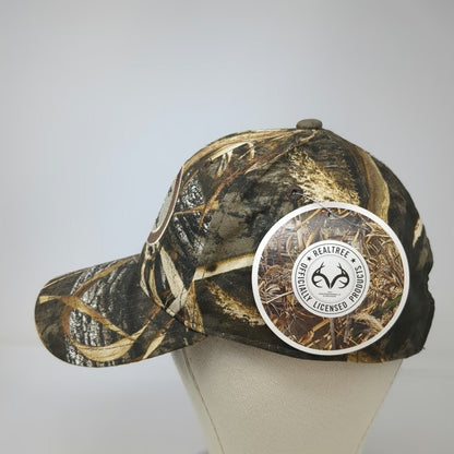 RealTree Chalmers Kubeck 1950 Baseball Cap Brown One Size Camo Strapback Hat