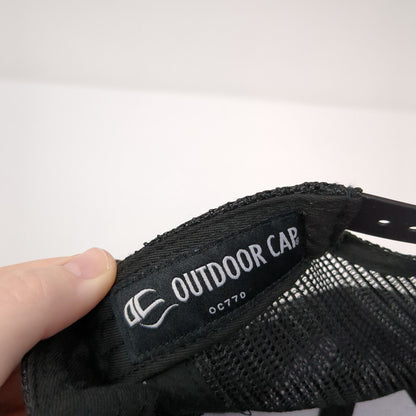 Idaho Summit Snapback Trucker Hat Black One Size Mesh Back Outdoor Cap