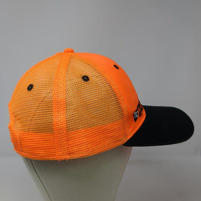 Tractor Supply Co Trucker Hat Orange Black One Size Snapback Mesh Logo Work Hat