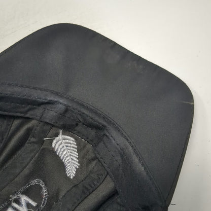 New Zealand Silver Fern Sport Baseball Cap Black One Size Strapback Hat