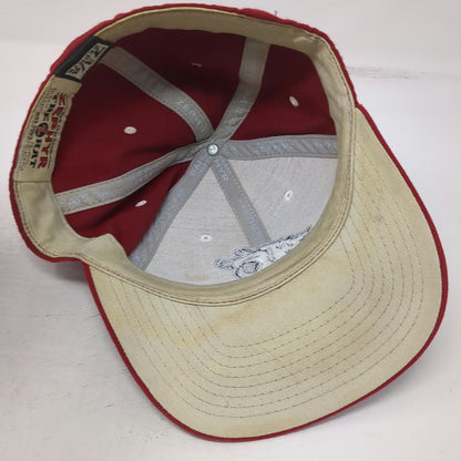Washington State Cougars NCAA Zephyr Cap Red White Black 7 3/8 Fitted WSC Wazzu