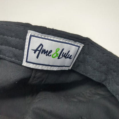 Ame & Lulu Geiger Baseball Cap Black One Size Chevron Underbrim Strapback Hat