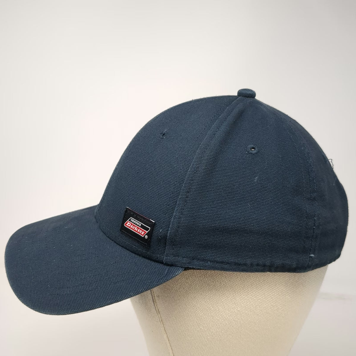 Dickies Snapback Blue OSFM Logo Patch Adjustable Workwear Canvas Duck Cloth Hat