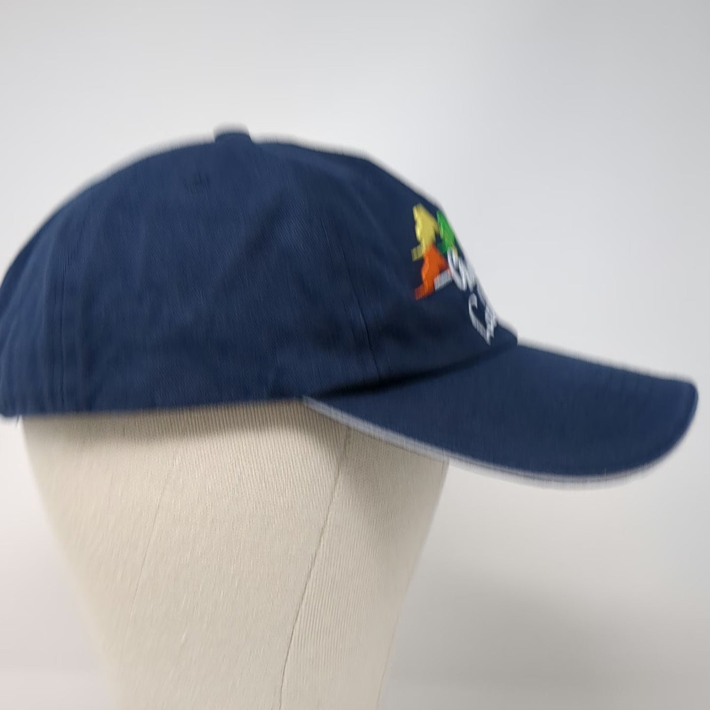 Six Flags Baseball Cap Blue One Size Great Escape Lake George Embroidered Hat