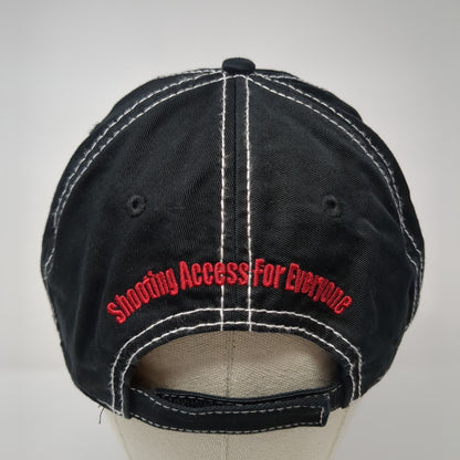 Safe Shooting Access For Everyone Strapback Hat Black One Size RMEF