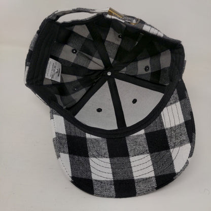 Wuke Slideback Hat Multicolor One Size Adjustable Buffalo Plaid Check