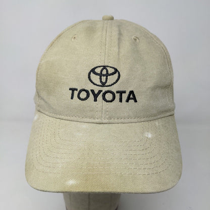 Toyota Men's Slideback Hat Tan Adjustable Indiana State Fair Embroidered Logo