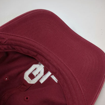 Oklahoma Sooners NCAA Top of the World Red One Size OU Logo Slideback Strap Hat