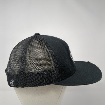 Kalletka Undersea Co. Snapback Trucker Hat Black One Size Mesh Back