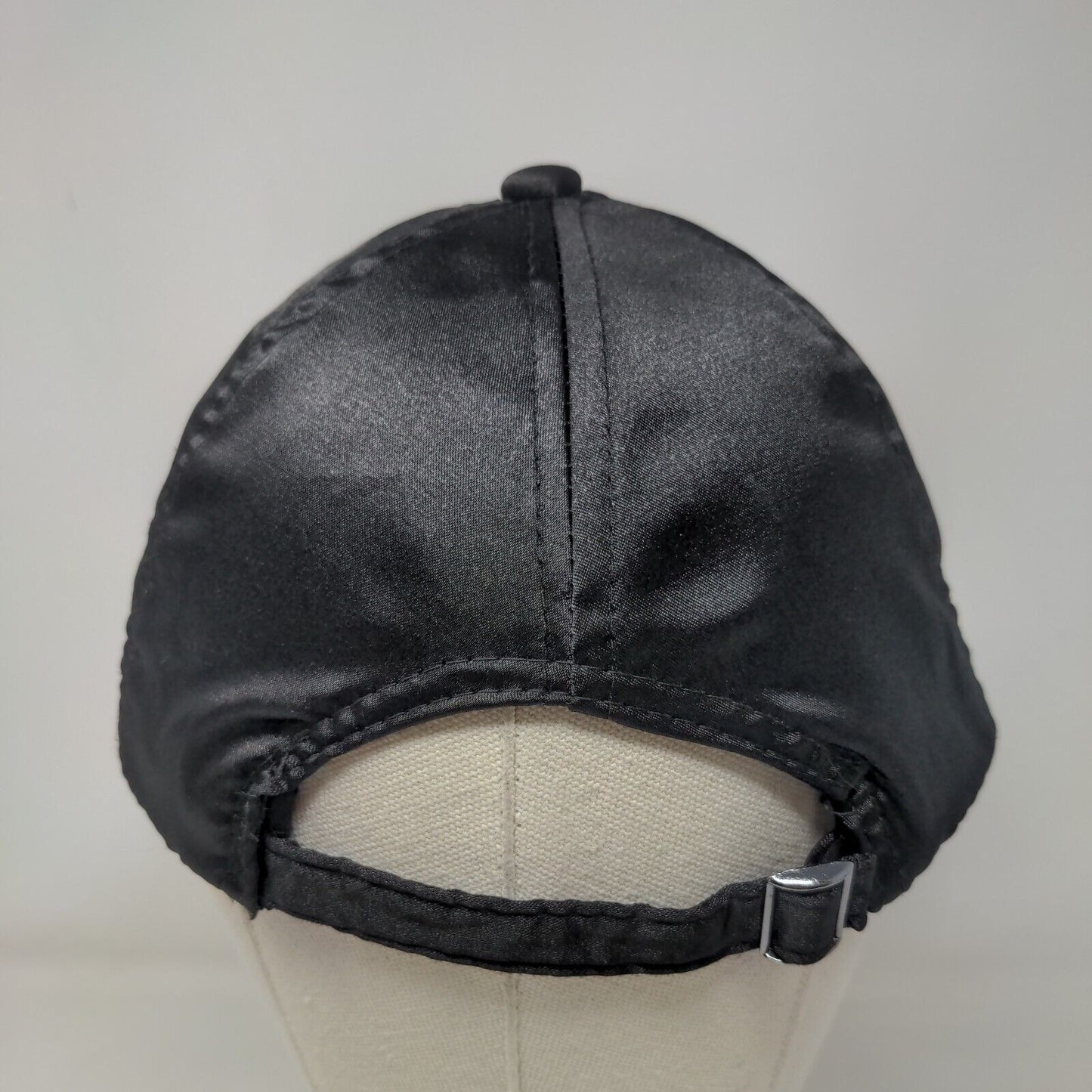Rampage Slideback Hat Black One Size Adjustable Solid Blank