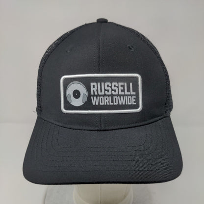 Russell Worldwide Snapback Trucker Hat Black One Size The Boat Monkey