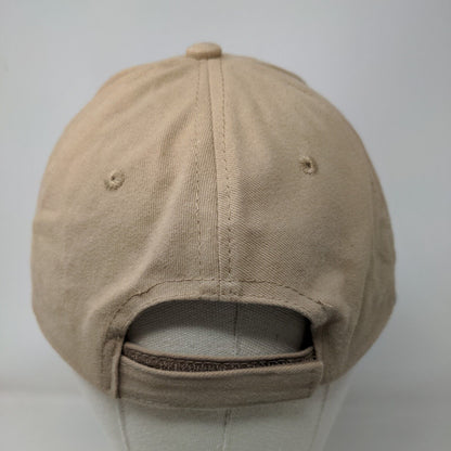 Miller Lite Strapback Hat Tan One Size Adjustable Embroidered 6 Panel ACME