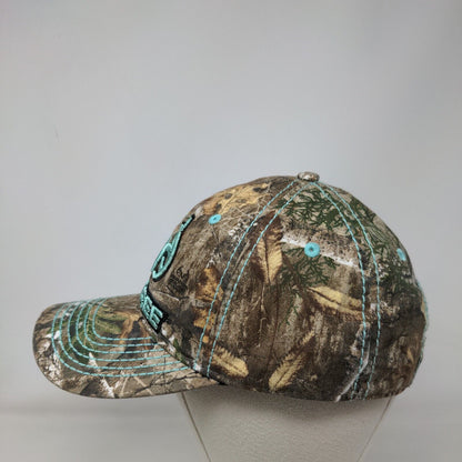 Realtree Strapback Hat Camo One Size Embroidered 6 Panel Outdoor Cap