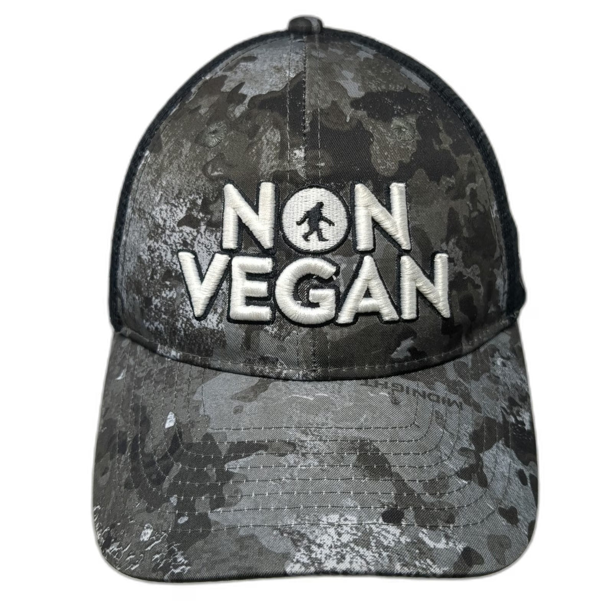 Jack Link's Trucker Hat Gray One Size Camo Bigfoot Non Vegan Feed Your Wild Side