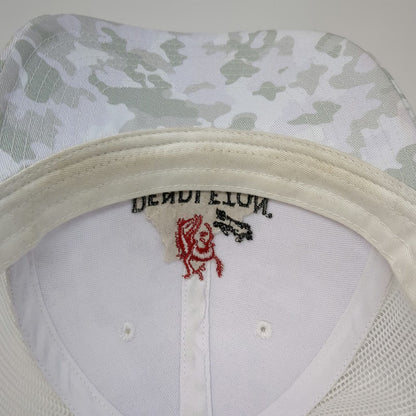 Pendleton Whisky Trucker Hat One Size White Camo Mesh Bucking Bronco Logo Hat