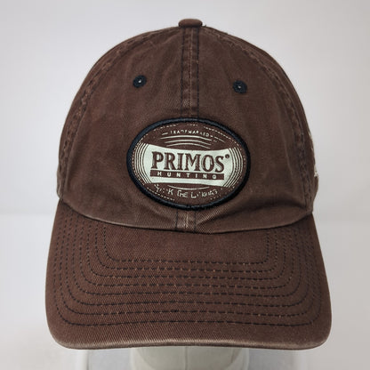 Primos Hunting Slideback Baseball Cap Brown One Size Adjustable Signatures