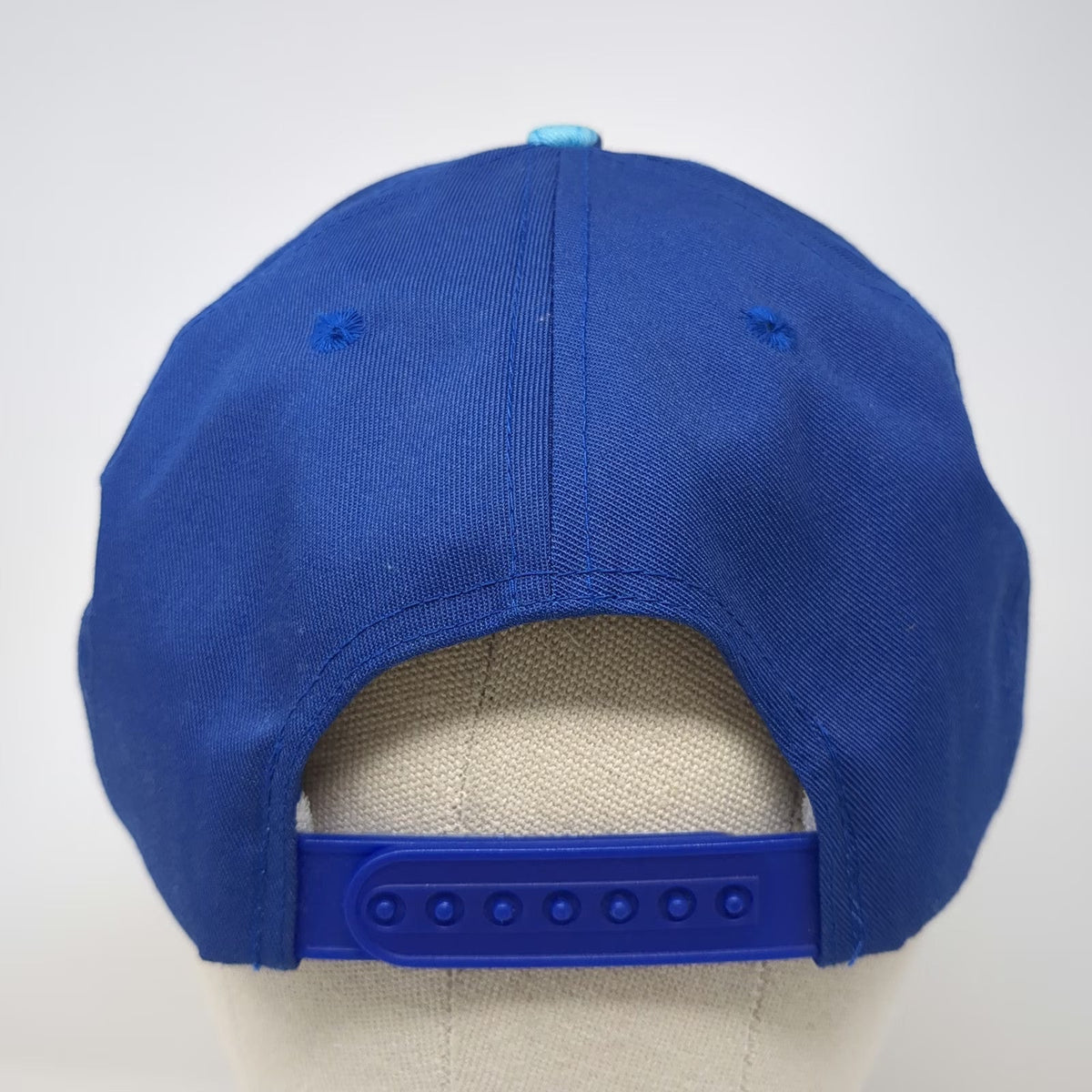 San Sun 5 Panel Blue Hat One Size Floral Brim Snapback Bud King of Beers