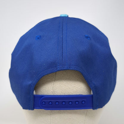 San Sun 5 Panel Blue Hat One Size Floral Brim Snapback Bud King of Beers