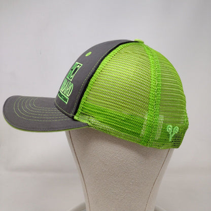 Hibbard Construction Strapback Trucker Hat Multi OSFA Mesh Back Vie