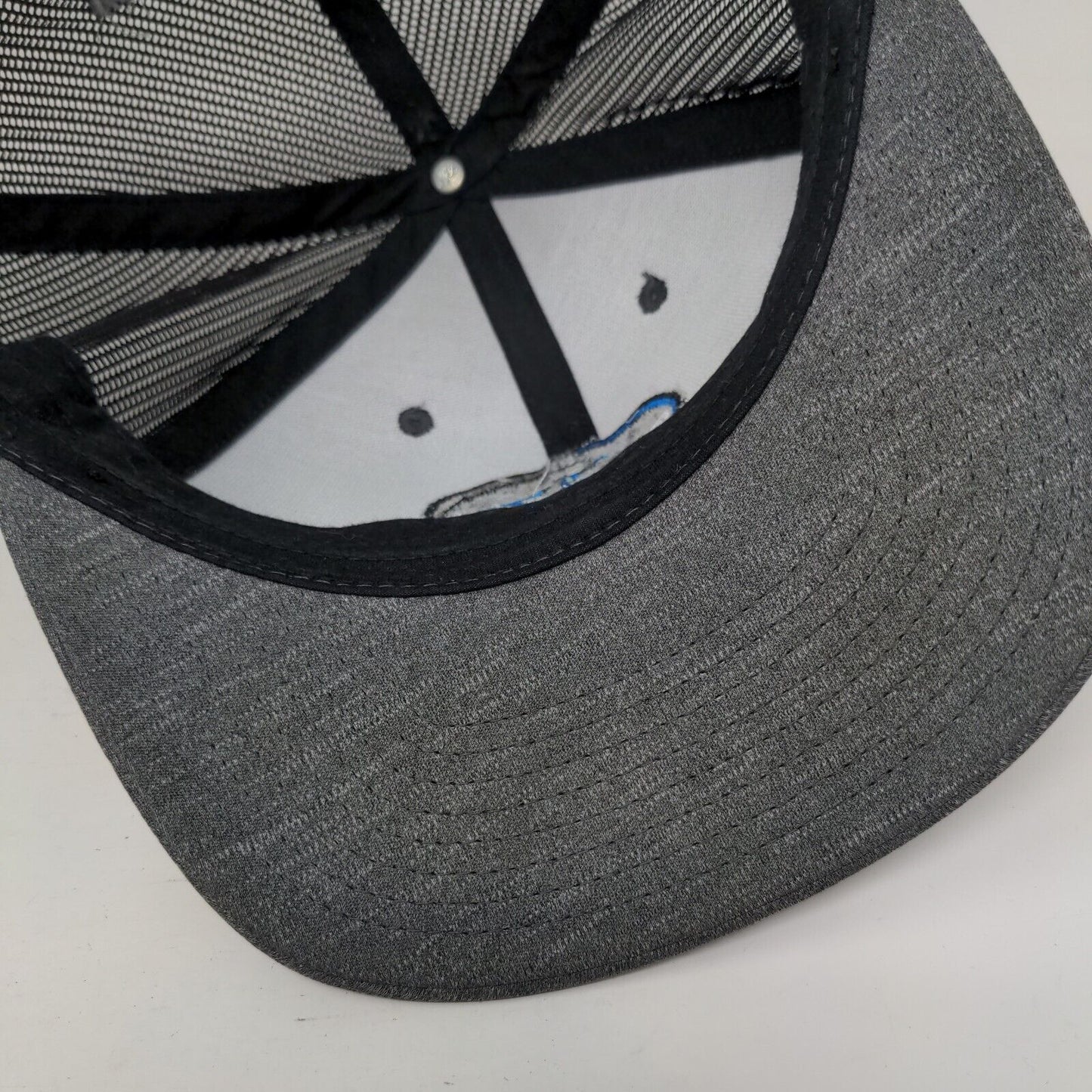 Inspiration Snapback Mesh Back Trucker Hat Gray One Size Embroidered