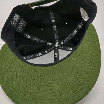 New Era No Name Saloon Park City Utah Snapback Hat Black Green Camo 9FIFTY OSFM