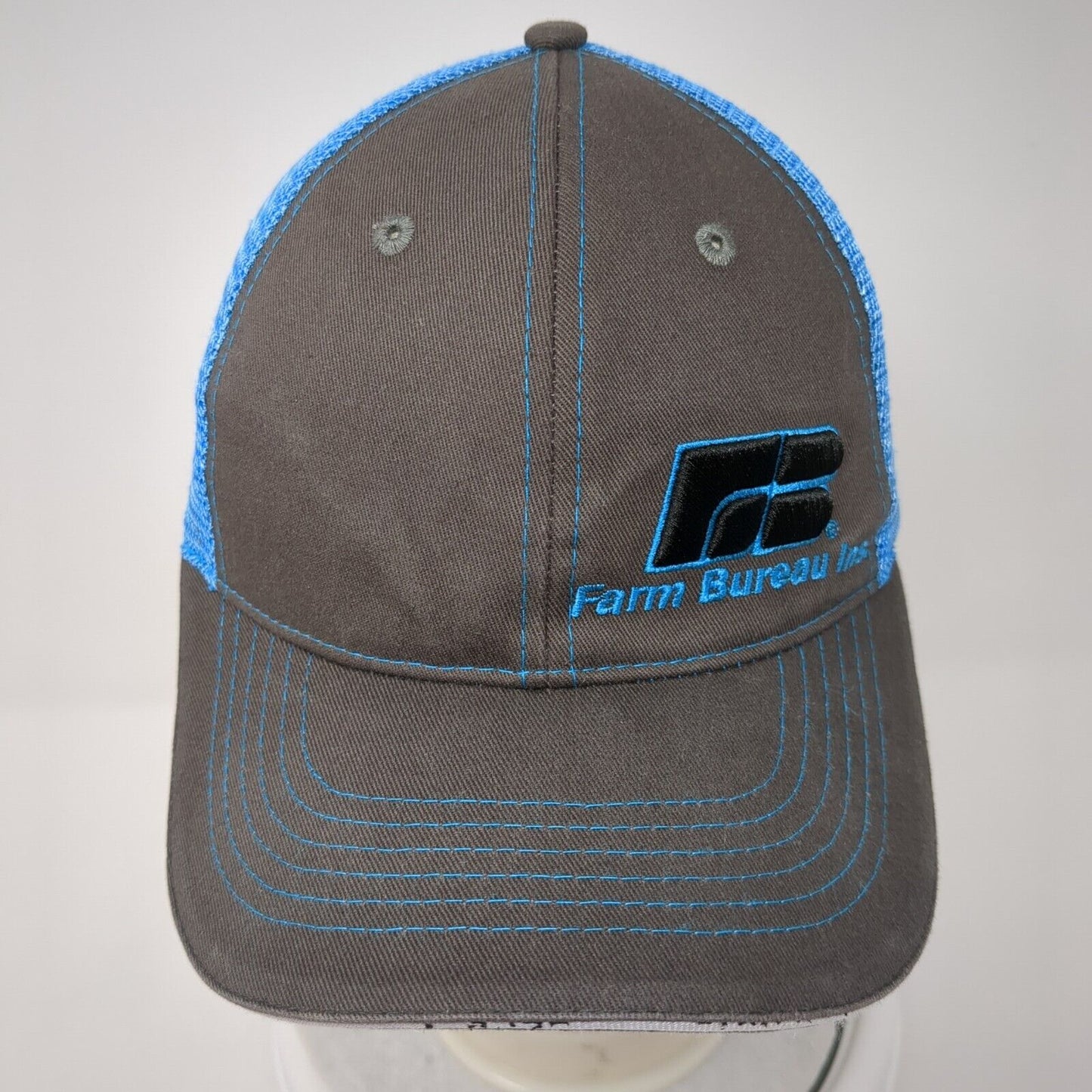 Farm Bureau Ins Strapback Trucker Hat Multicolor OS Adjustable Mesh Buck's Bags