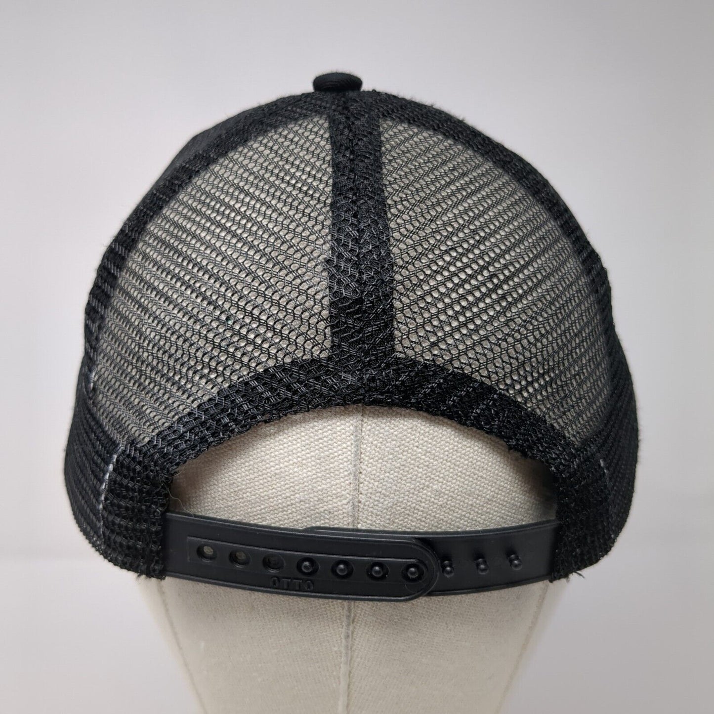 Visit Boise Snapback Mesh Back Trucker Hat Black OSFM Embroidered Otto