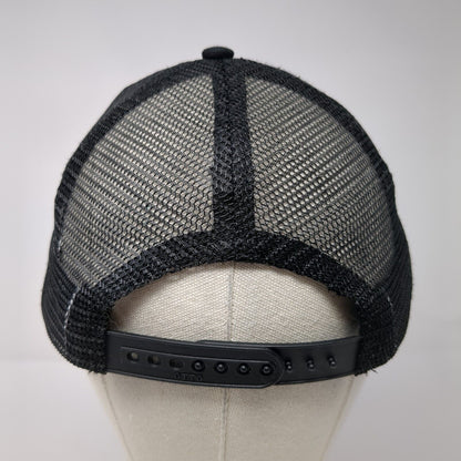 Visit Boise Snapback Mesh Back Trucker Hat Black OSFM Embroidered Otto