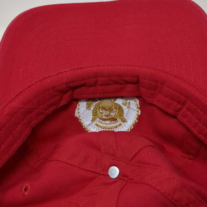 Baseball Cap Red One Size Great Seal US Eagle White House Association Hat Gold