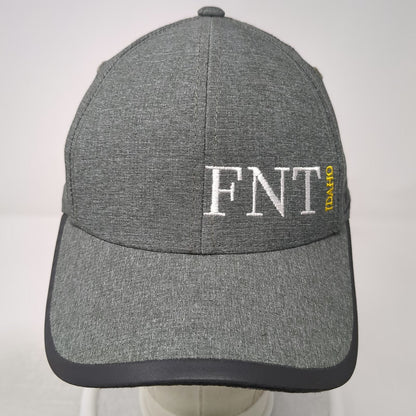 OGIO Baseball Cap Gray OSFM FNT Idaho Embroidery Strapback Heathered Logo Hat