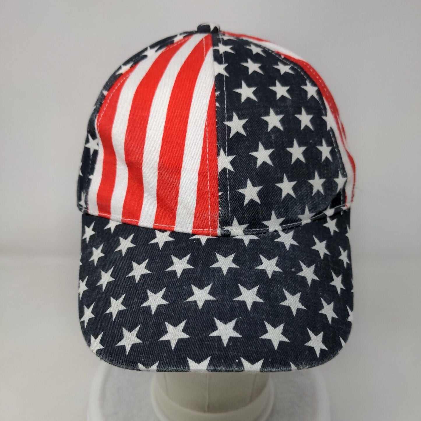 American Flag Snapback Hat Multicolor Adjustable Stars Striped 6 Panel
