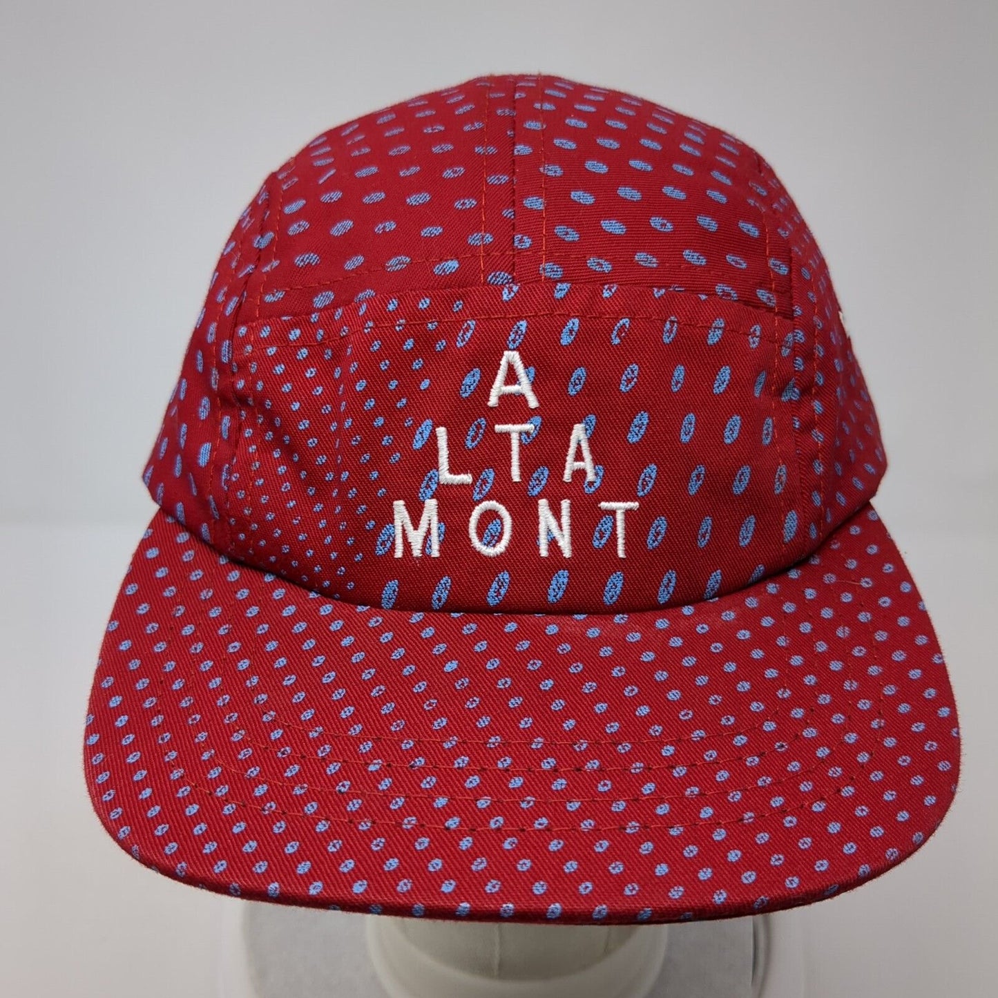 Altamont Strapback 5 Panel Hat Multicolor One Size Adjustable Spotted