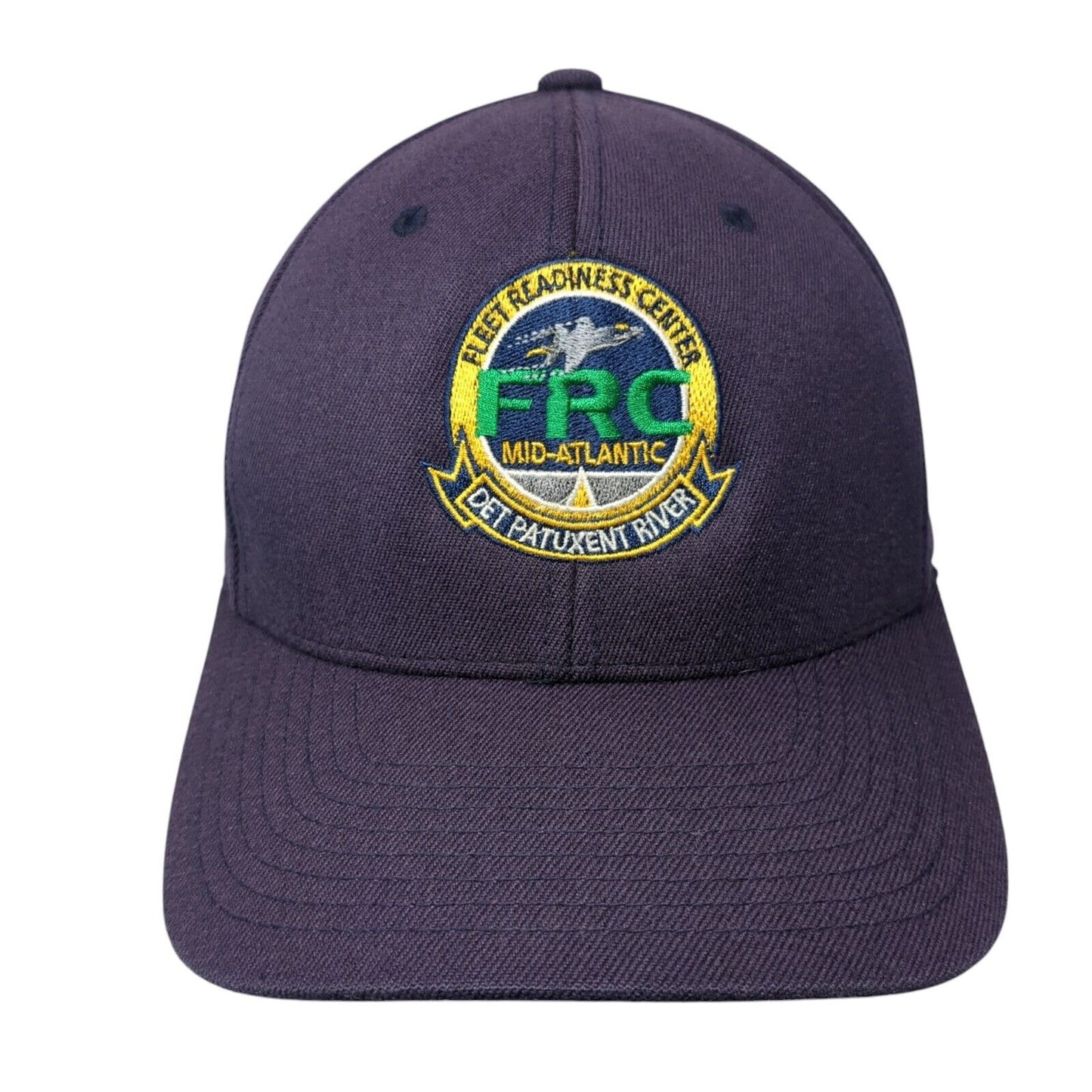 Fleet Readiness Center Fitted Hat Blue S-M Embroidered Flexfit Yupoong