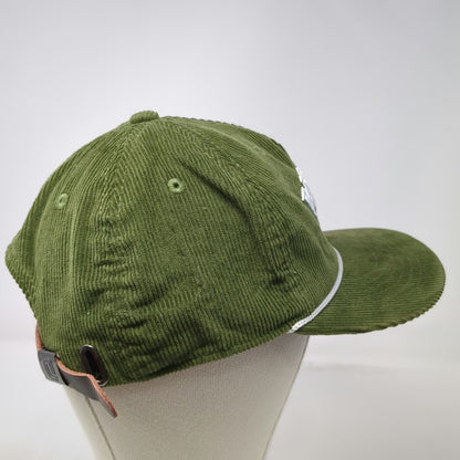 Official League 5 Panel Green OS Corduroy Rope Wickles Pickles Slideback hat