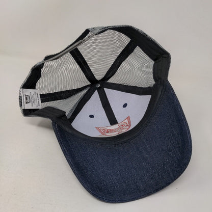 SuperS Premium Lubricants Snapback Trucker Hat Blue OS Adjustable Mesh Back