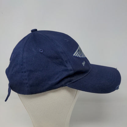 Savioni Men's Slideback Hat Blue Embroidered Logo Adjustable New Hope PA