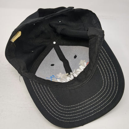 Baseball Cap Black One Size Wawa Snowman Snowflake Holiday Contrast Stitch Hat