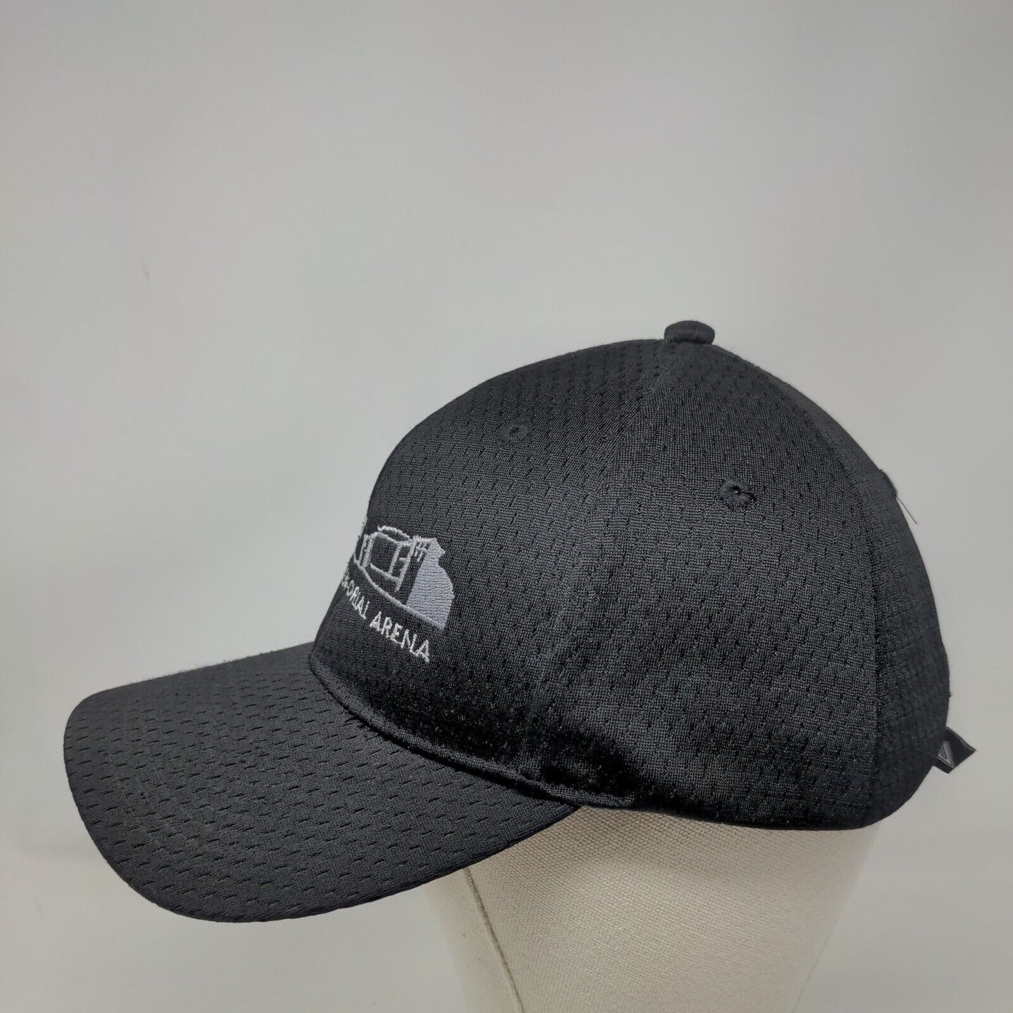VyStar Veterans Memorial Arena Strapback Hat Black Adult Embroidered