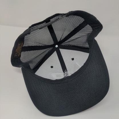 MP Snapback Mesh Back Trucker Hat Black One Size The Classics Yupoong