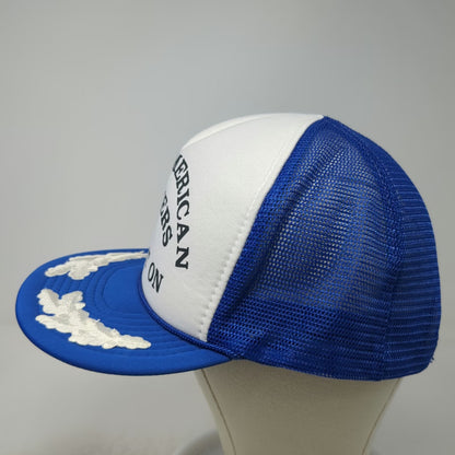 Nissin Trucker Hat Blue One Size Calle-American Sprayers Scrambled Eggs Mesh
