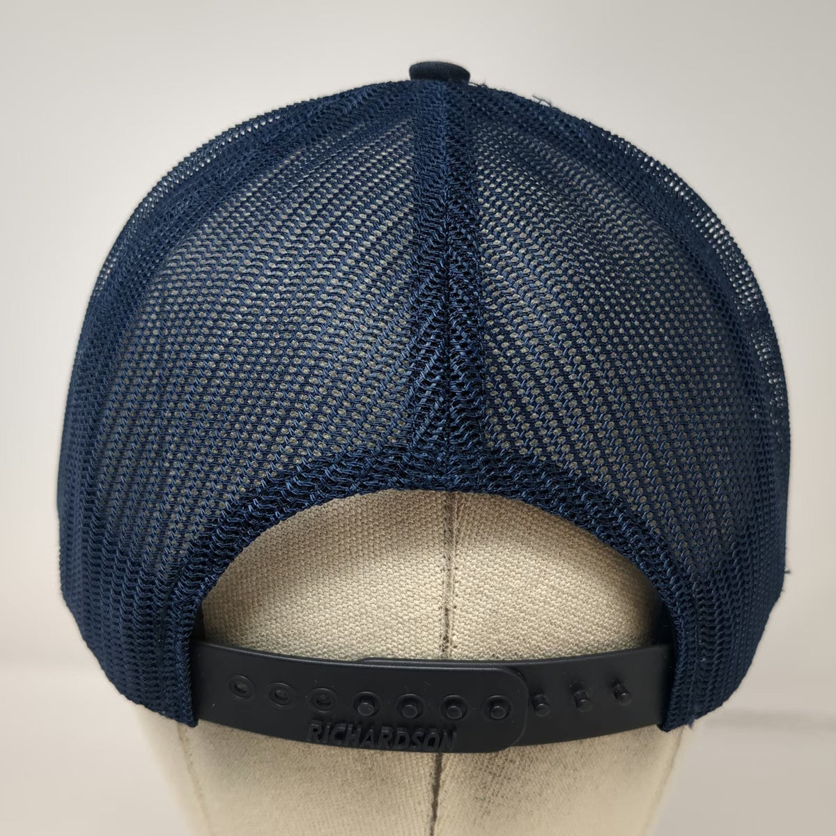 Richardson 112 Trucker Hat Blue One Size Snapback Mesh Back Farnam Patch Logo